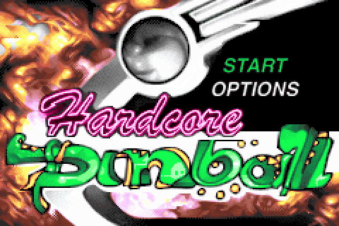 Gameboy Advance™ game graphics for Hardcore Pinball